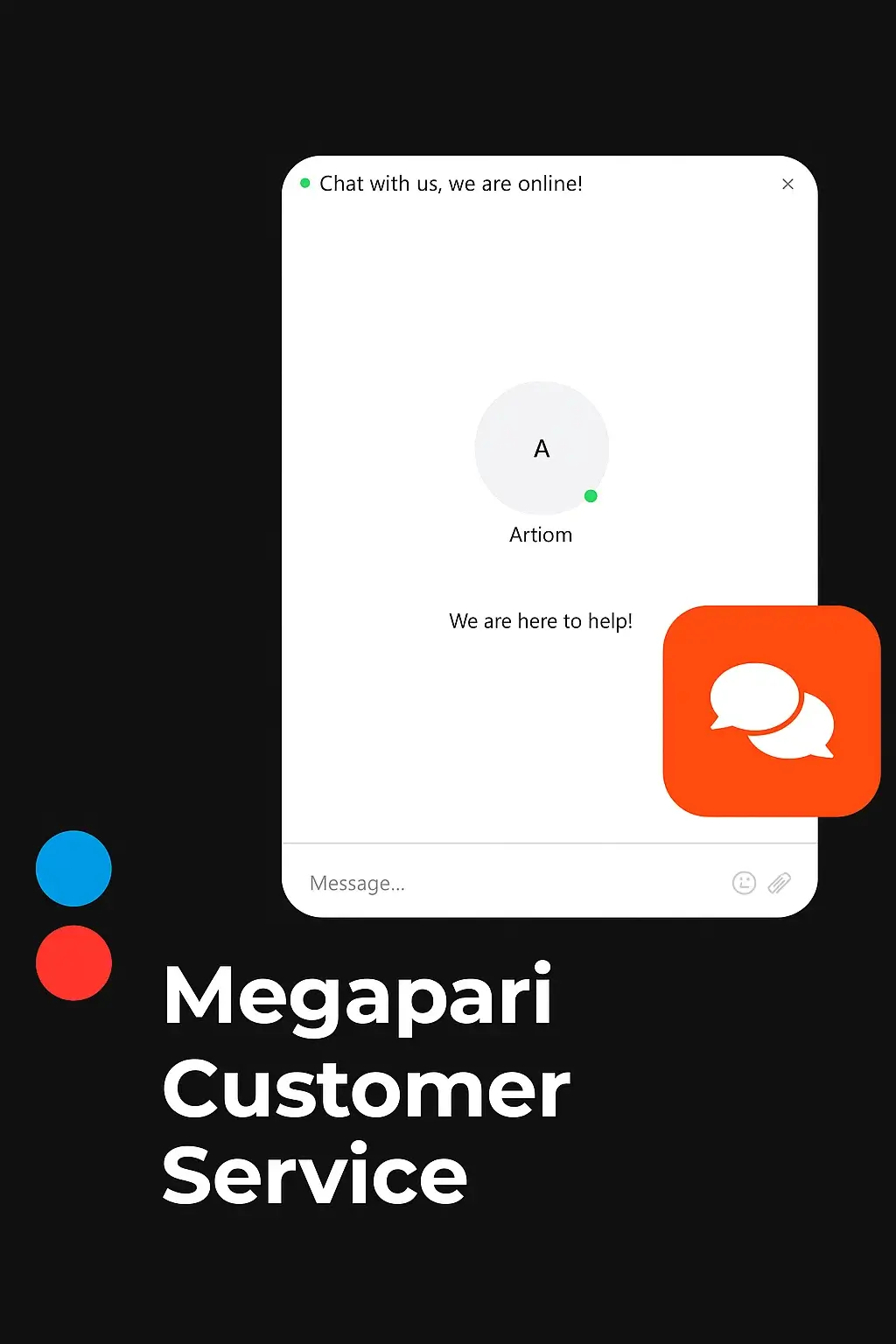 MegaPari Customer Service screenshot